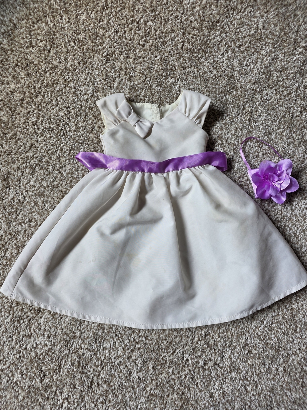 American Girl Fancy Occasion Dress And Purse